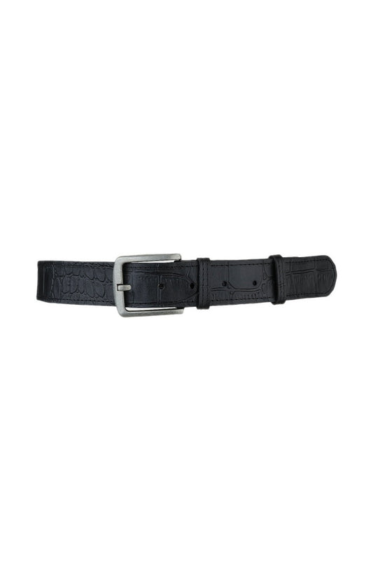 Lincoln Leather Belt Black Croc