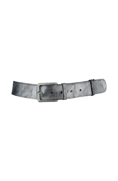 Lincoln Leather Belt Washed Silver