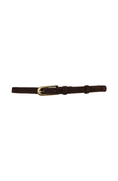 Pricilla Suede Belt Brown