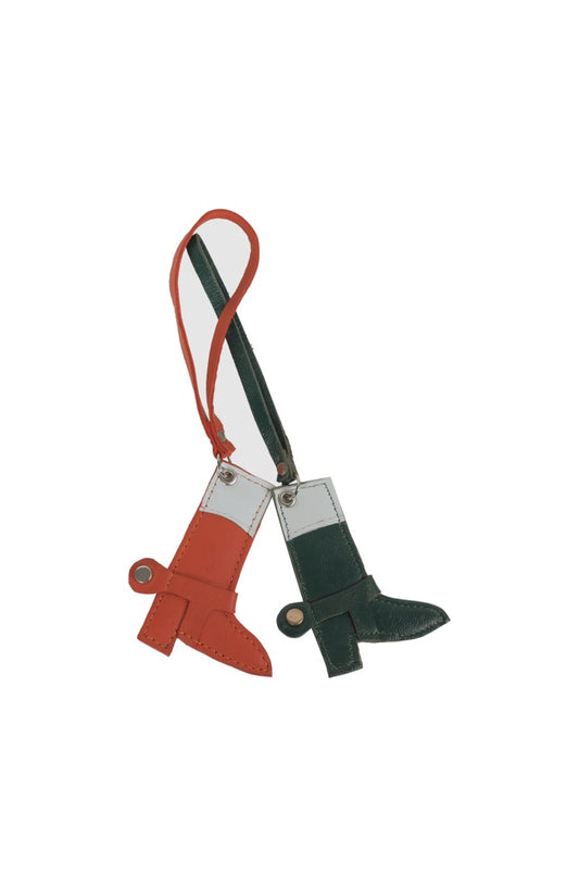 Boots Shaped Leather Charm