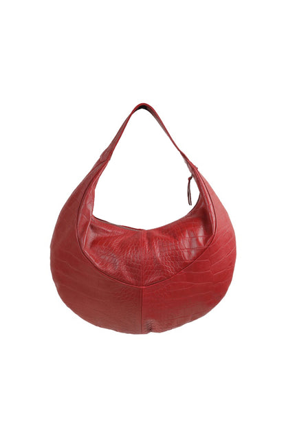 Evan Leather Bag Red Croc
