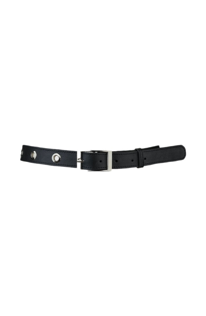 Eliza Leather Belt Black
