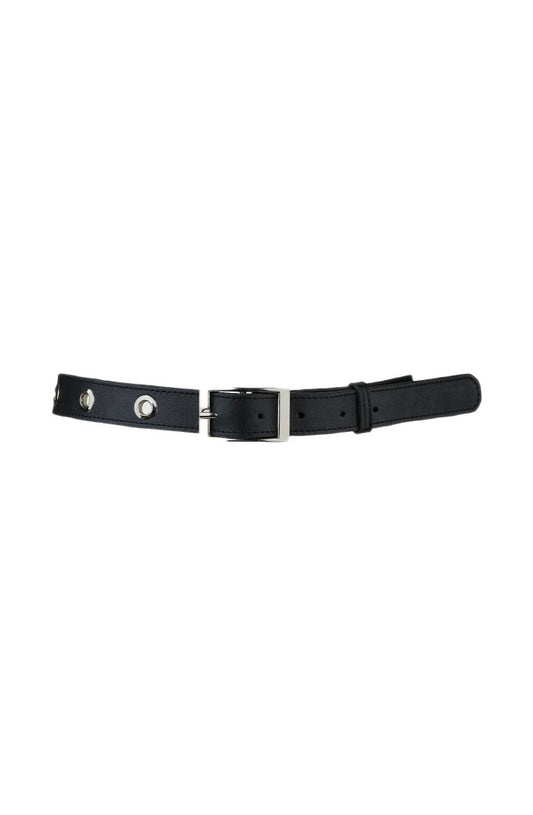 Eliza Leather Belt Black