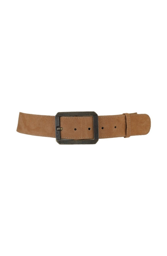 Arden Suede Belt Beige