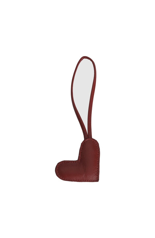 Heart Shaped Leather Charm
