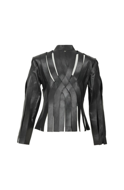 Brianna Leather Jacket Black
