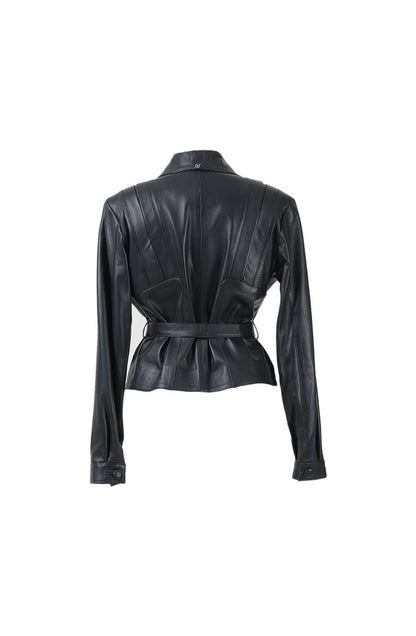 Damian Leather Jacket Black