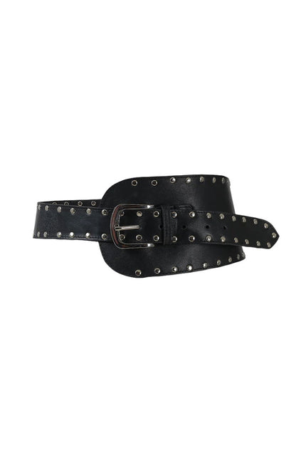 Beckett Leather Waist Belt Black