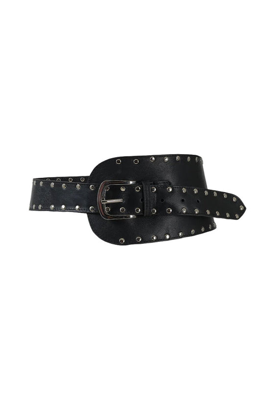 Beckett Leather Waist Belt Black