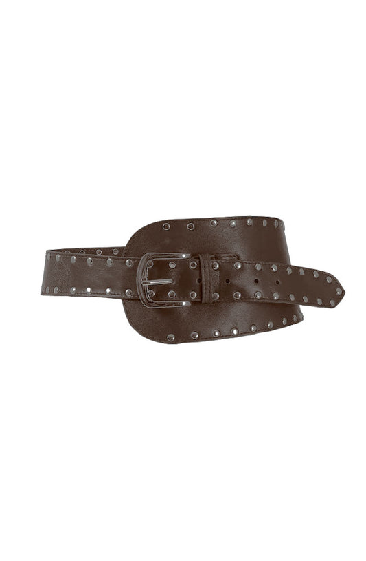 Beckett Leather Waist Belt Brown