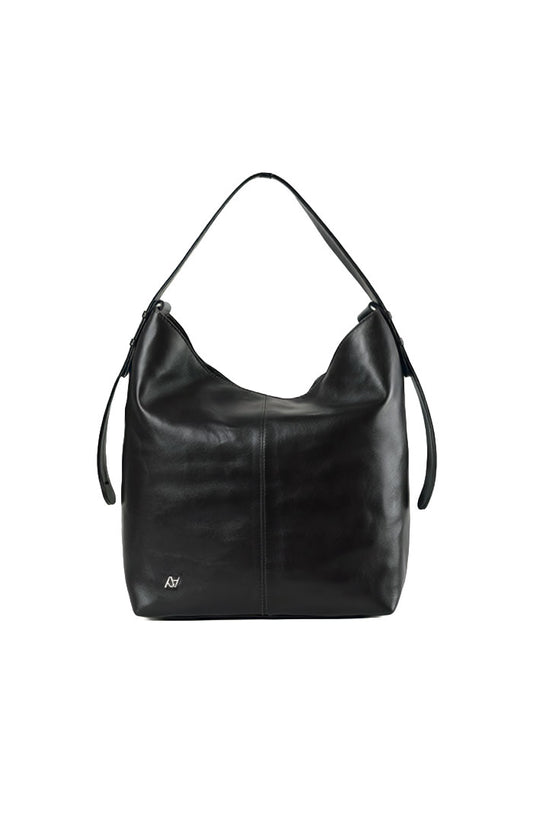 Naomi Leather Bag Black