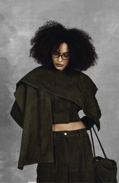 Avalon Suede Jacket Olive