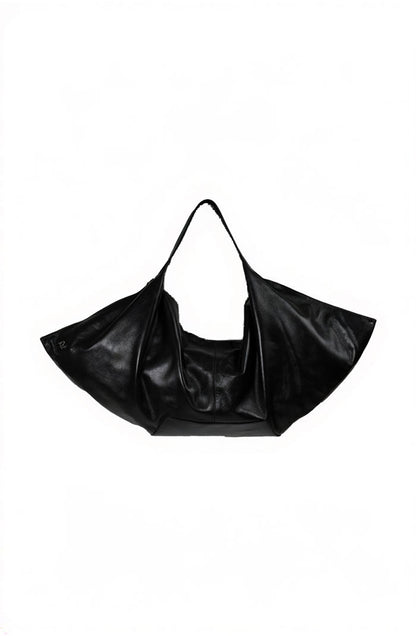 Ophelia Oversized Leather Bag Black