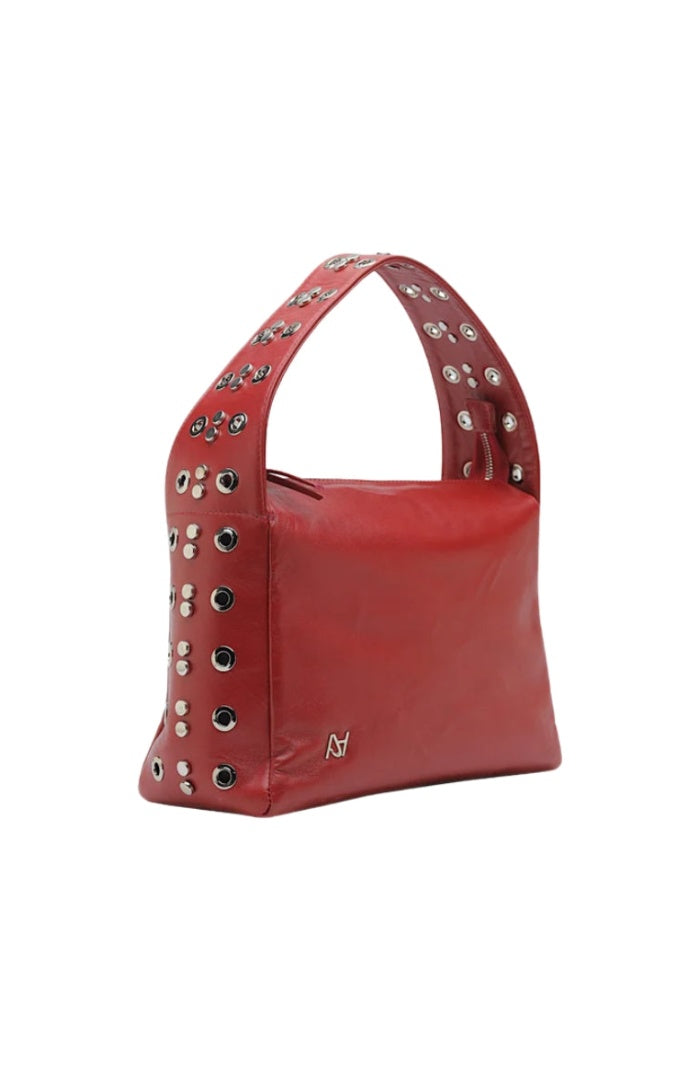 Surge Leather Bag Red