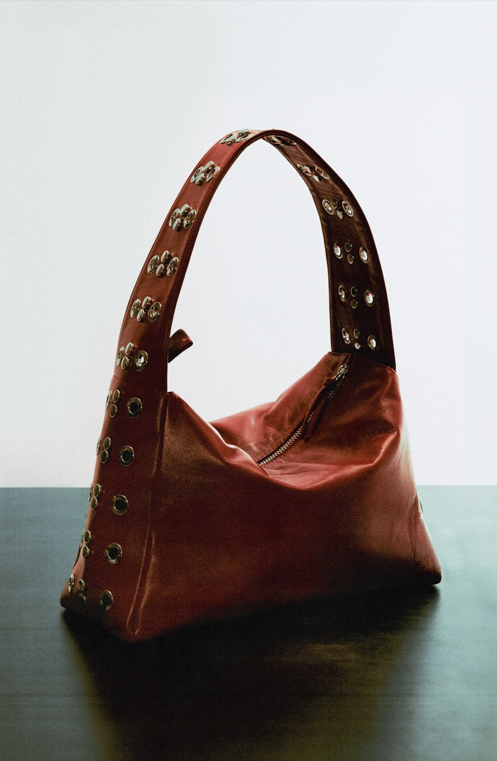 Surge Leather Bag Red