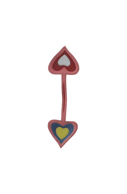 Heart Shaped Leather Charm