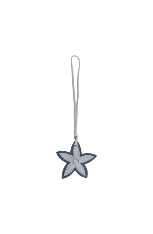 Flower Shaped Leather Charm