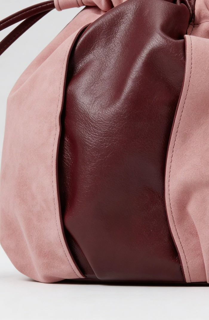 Charlie II Leather Bag Burgundy
