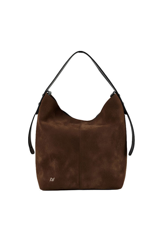 Naomi Suede Bag Brown