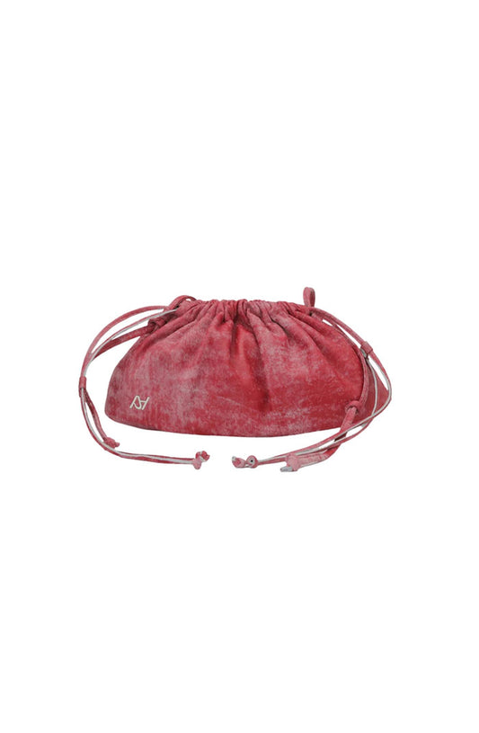 Charlie Leather Bag Washed Red