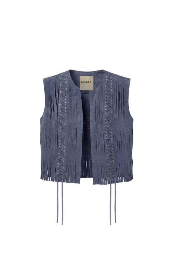 Caniayla II Suede Vest Blue