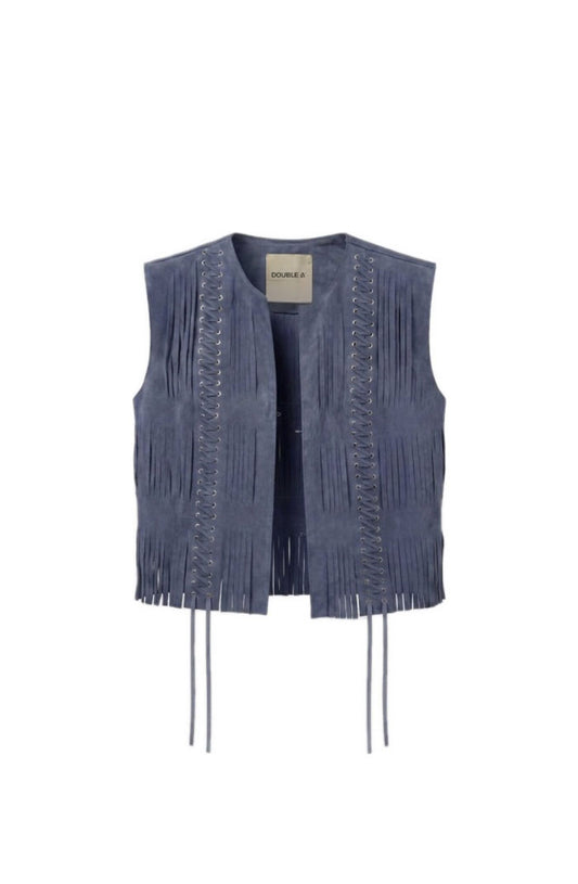 Caniayla II Suede Vest Blue