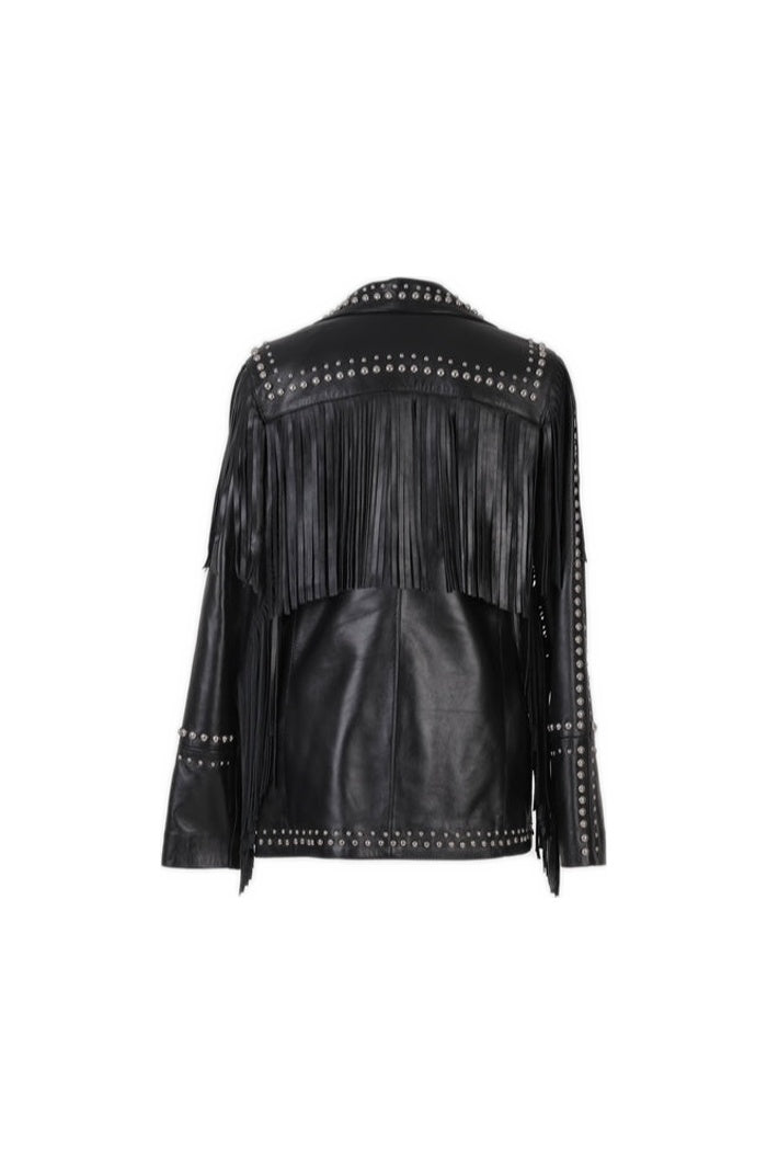 Scarlett Leather Jacket Black