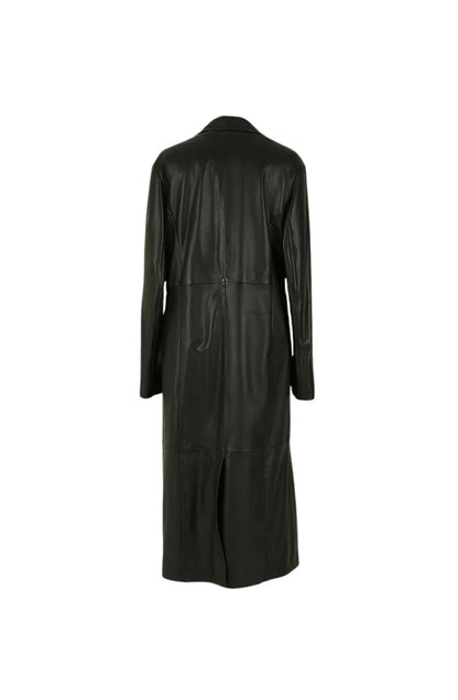 Aster Leather Coat Black