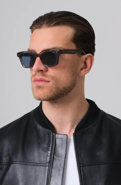 Bailey Bomber Leather Jacket Black
