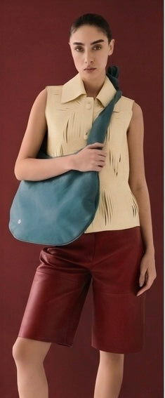Jayden Leather Vest Butter Yellow