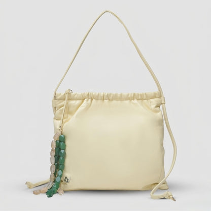 Melissa Clutch Leather Bag Butter Yellow