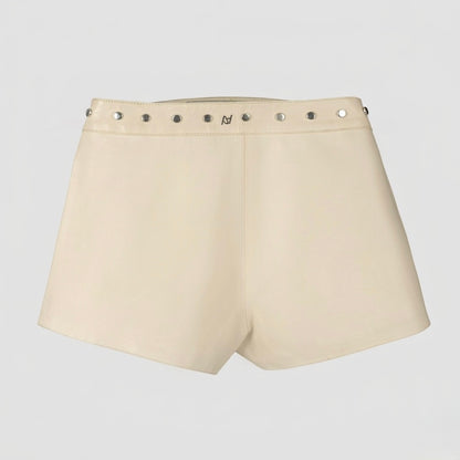 Sterling Leather Shorts Butter Yellow