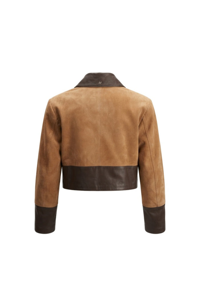 Orion Suede Jacket Beige