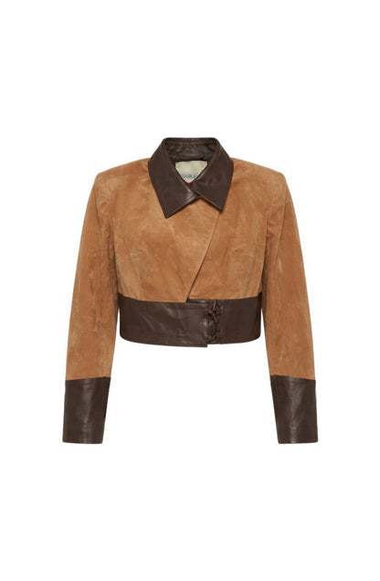 Orion Suede Jacket Beige