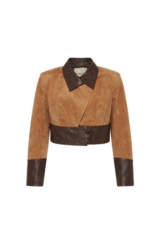 Orion Suede Jacket Beige
