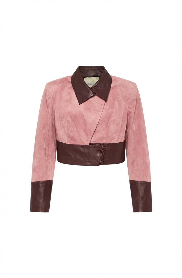 Orion Suede Jacket Pink