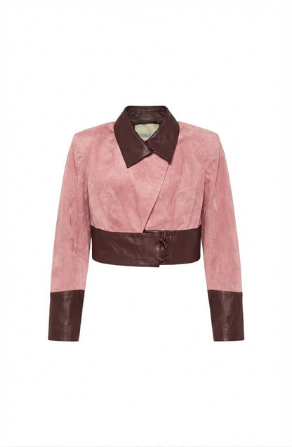 Orion Suede Jacket Pink