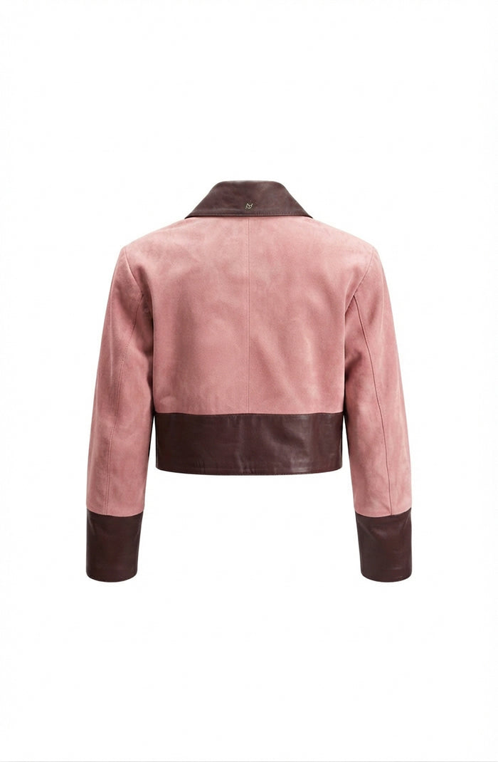 Orion Suede Jacket Pink