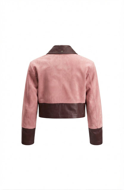 Orion Suede Jacket Pink