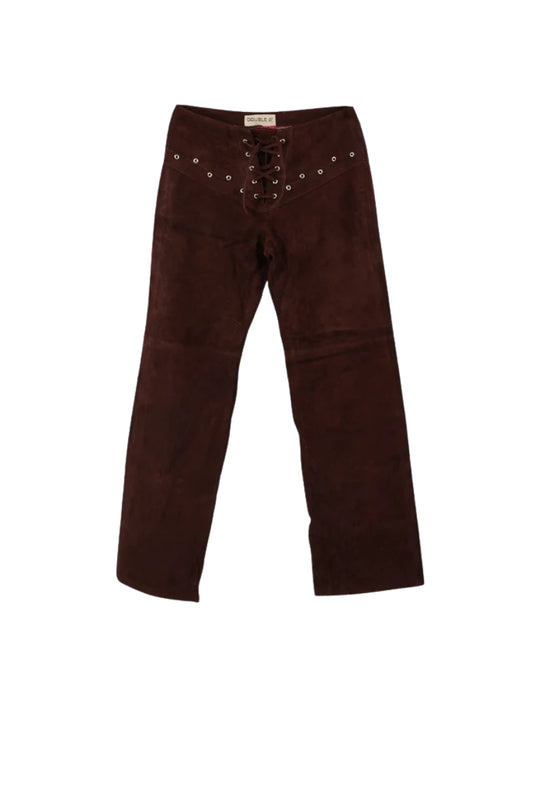 Jason Suede Pants Brown