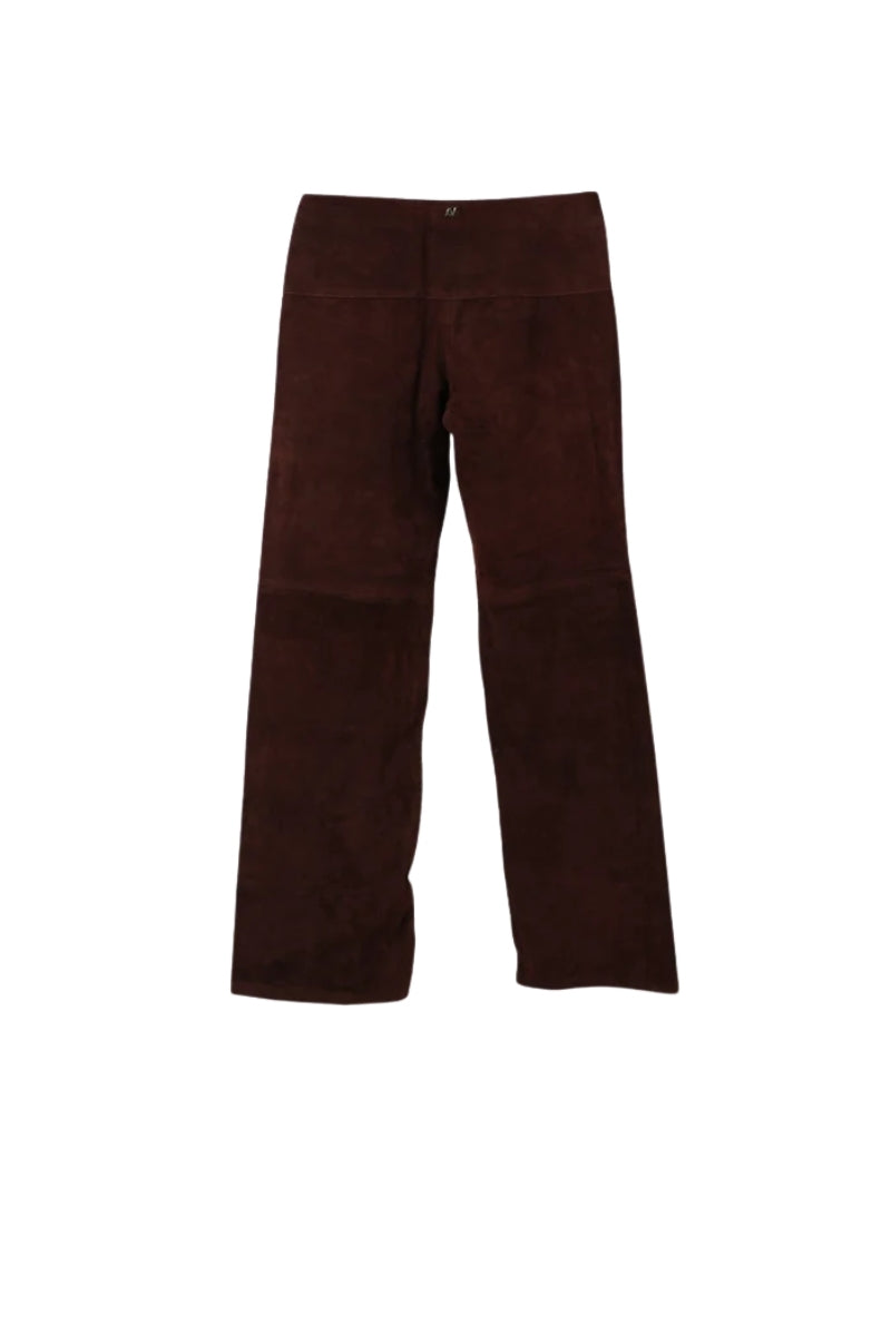 Jason Suede Pants Brown