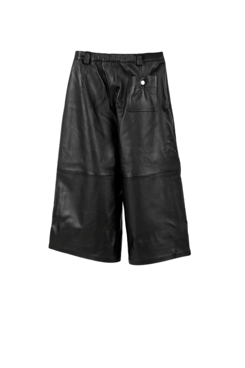 Justin Leather Pants Black