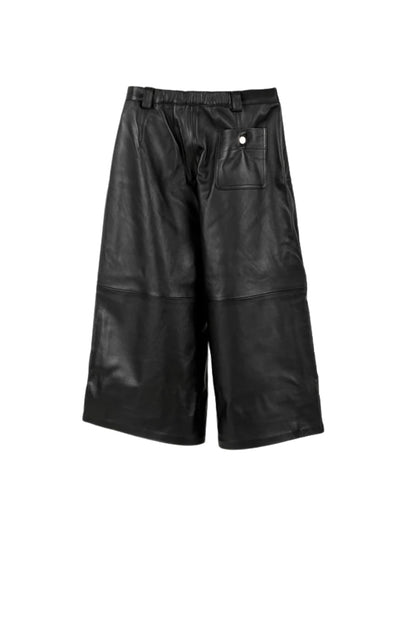 Justin Leather Pants Black