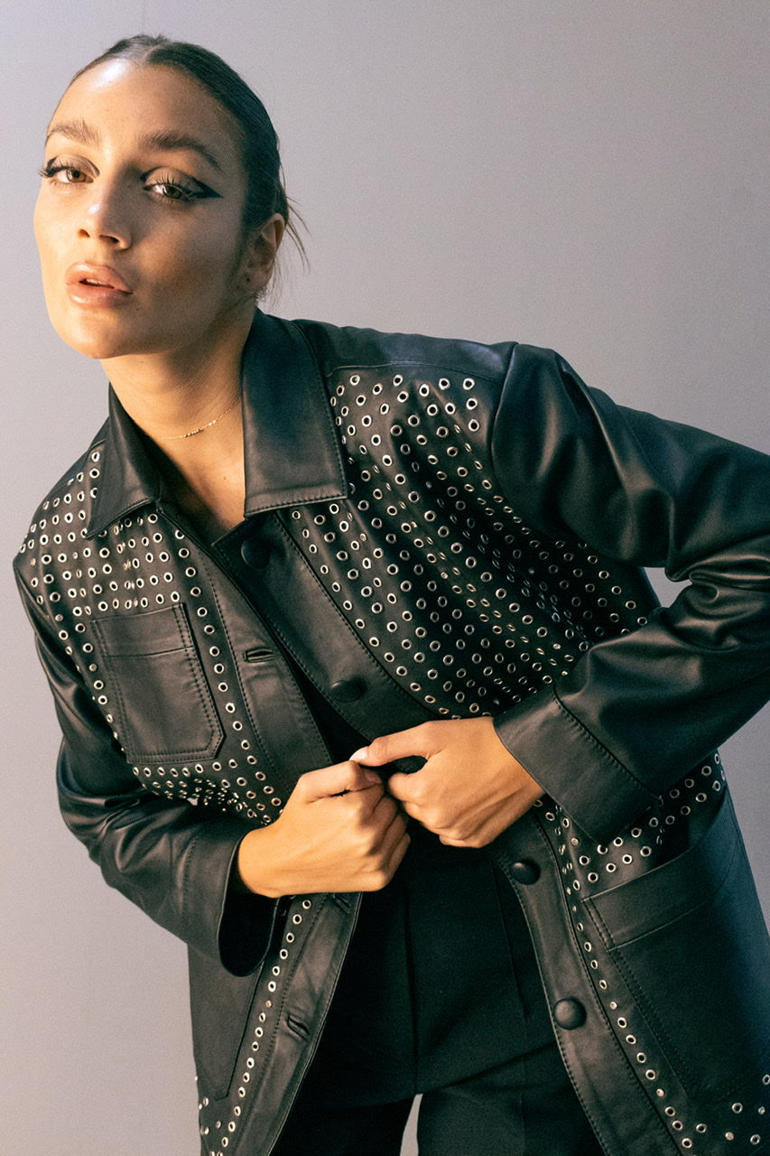 Karri Leather Jacket Black