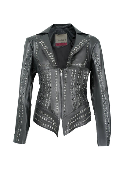 Kayla Leather Jacket Black