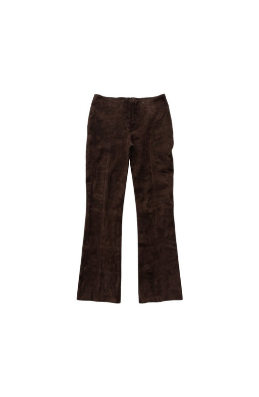 Isaac Suede Pants Brown