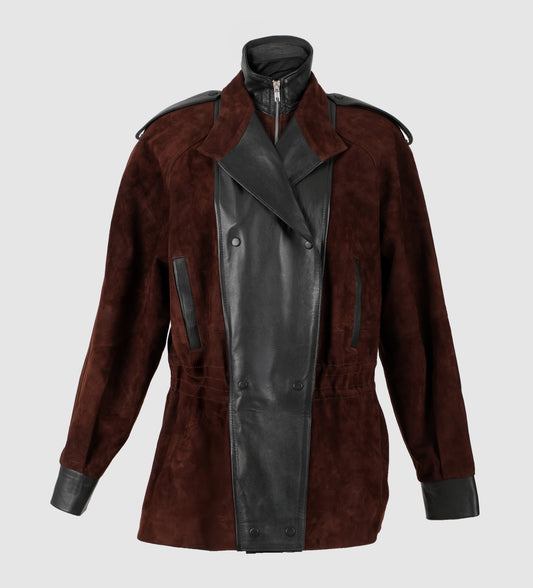 Gavin Suede Jacket Brown