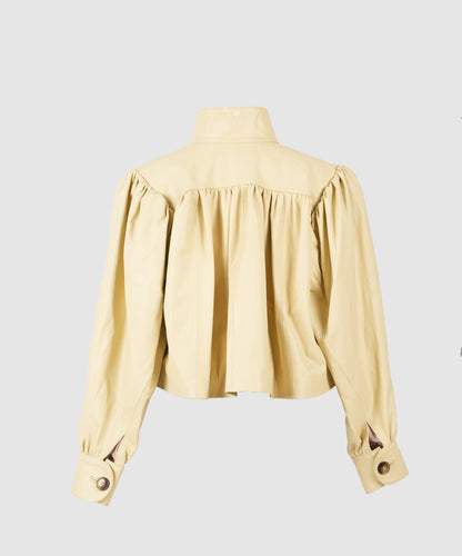 Lennox Leather Jacket Butter Yellow