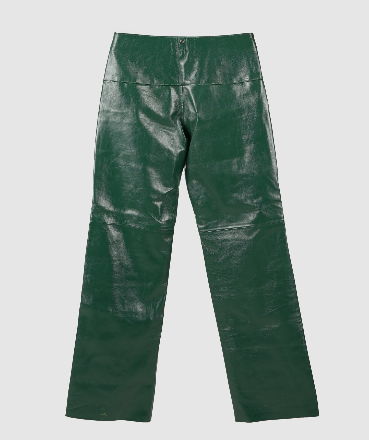 Jason Leather Pants Olive