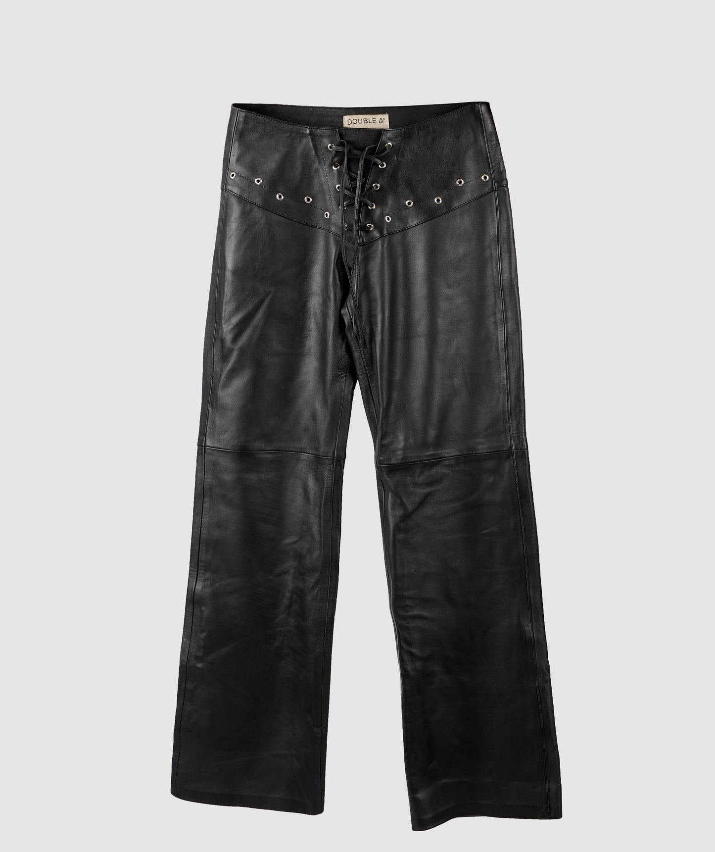 Jason Leather Pants Black